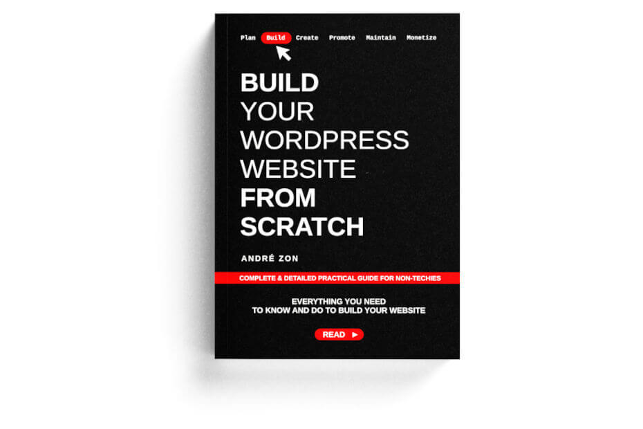 Build Your WordPress Website from Scratch - the front cover view